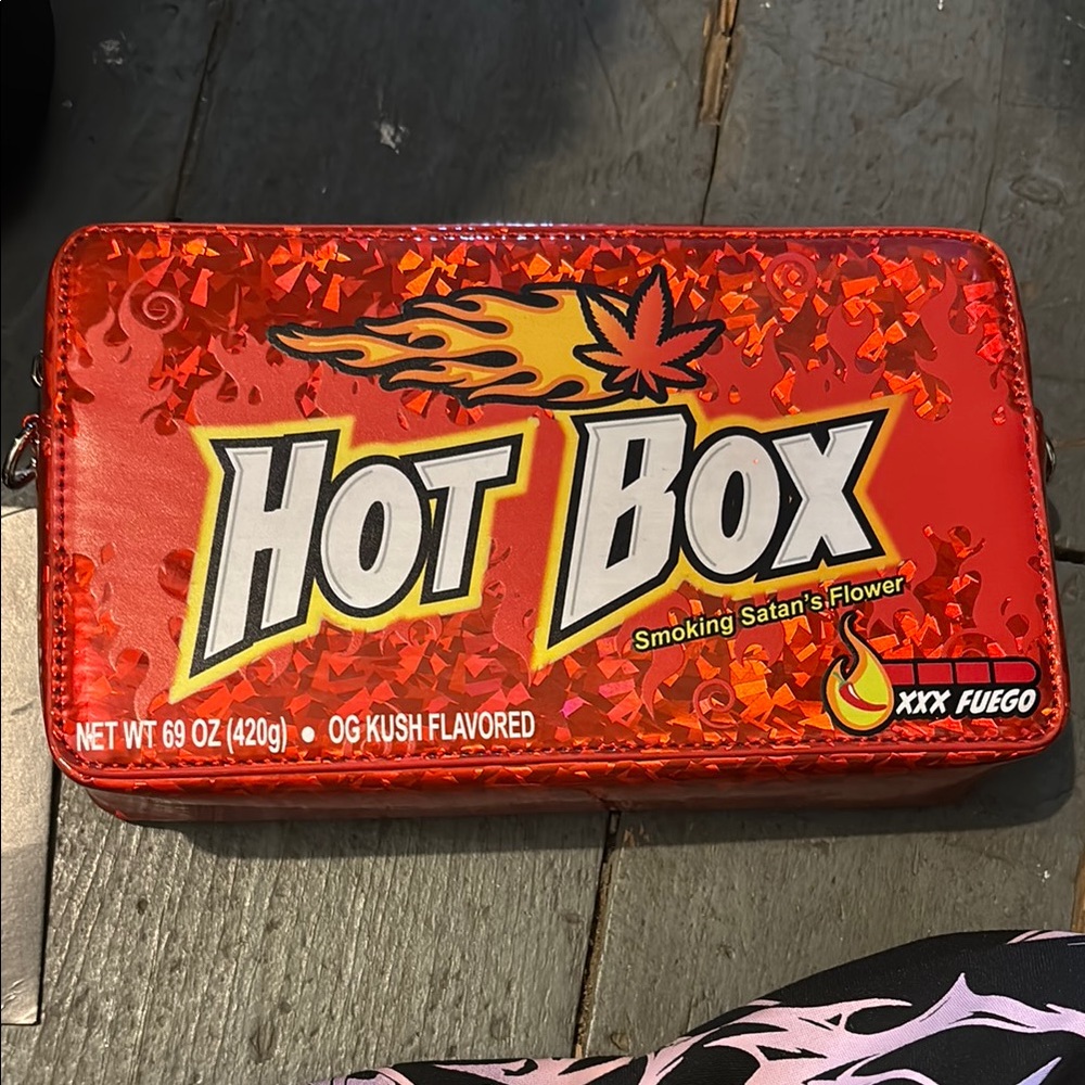 Red hot box purse
